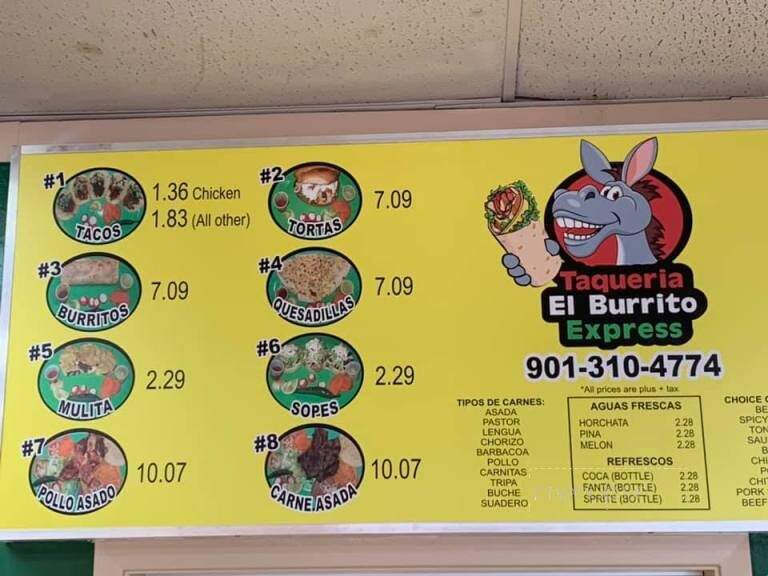 Taqueria El Burrito Express - Memphis, TN