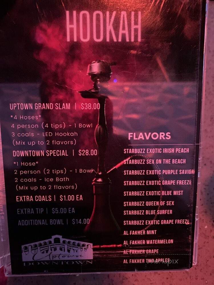 Uptown Downtown Bar and Grill - Rialto, CA menu_pic