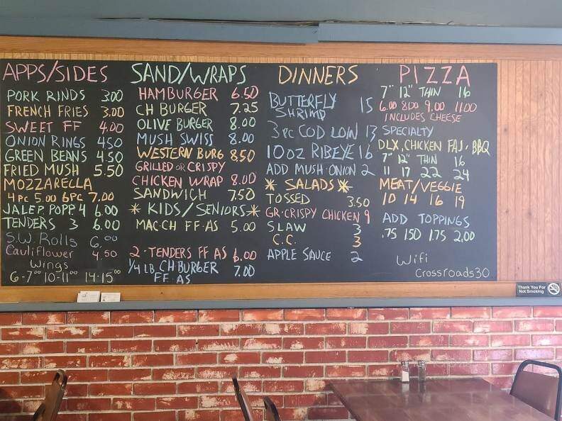 Crossroads Bar - Harrietta, MI menu_pic