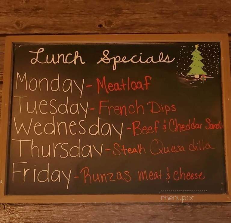 The Barn and Grill - Carson, IA menu_pic