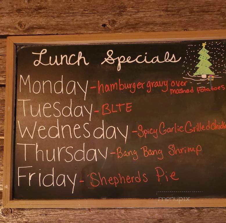 The Barn and Grill - Carson, IA menu_pic