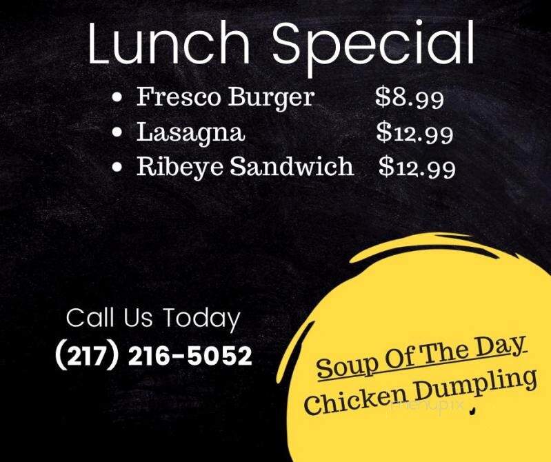 Rocket Cafe - Rushville, IL menu_pic