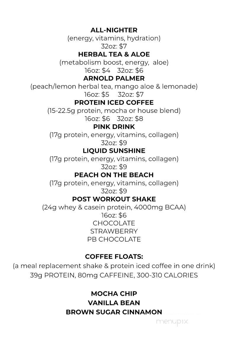 The Zone Nutrition - New Smyrna Beach, FL menu_pic