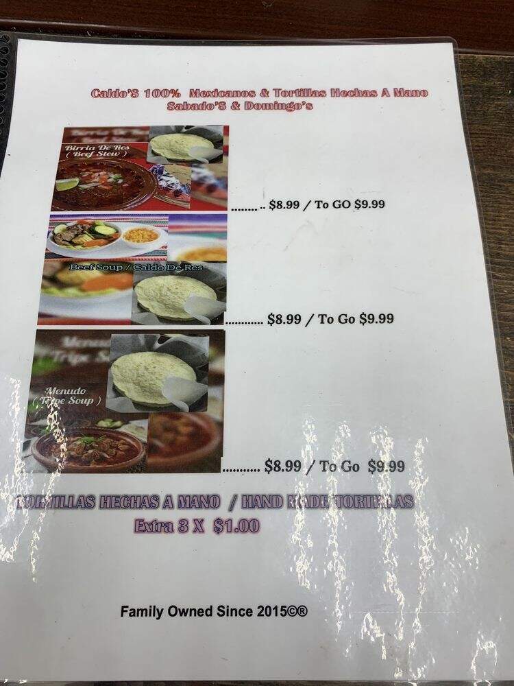 Cali KC - Independence, MO menu_pic