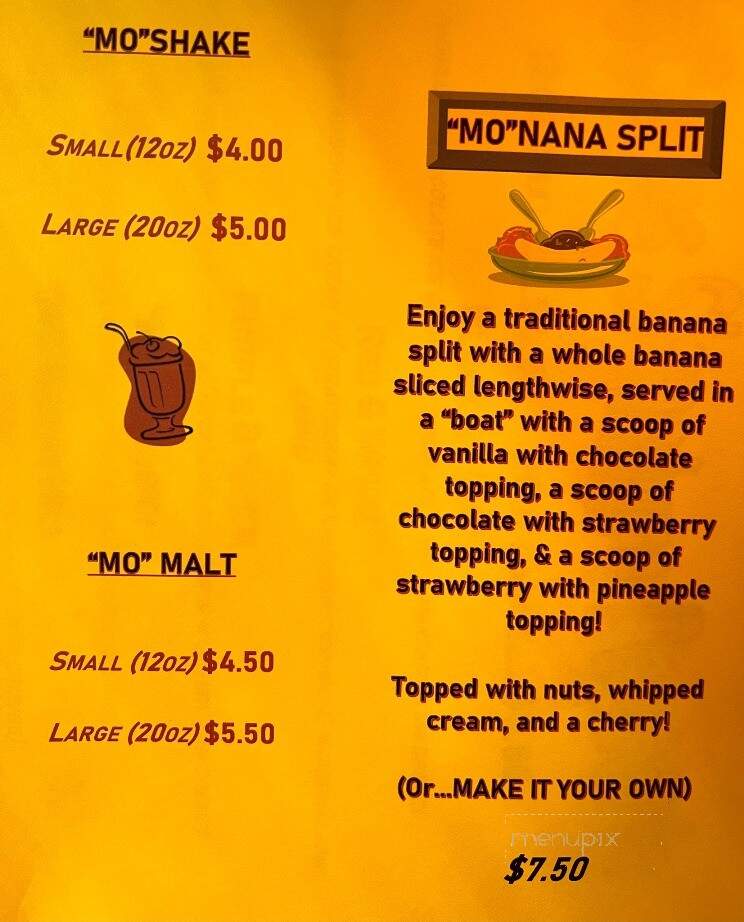MoCcones - Laurel, MT menu_pic
