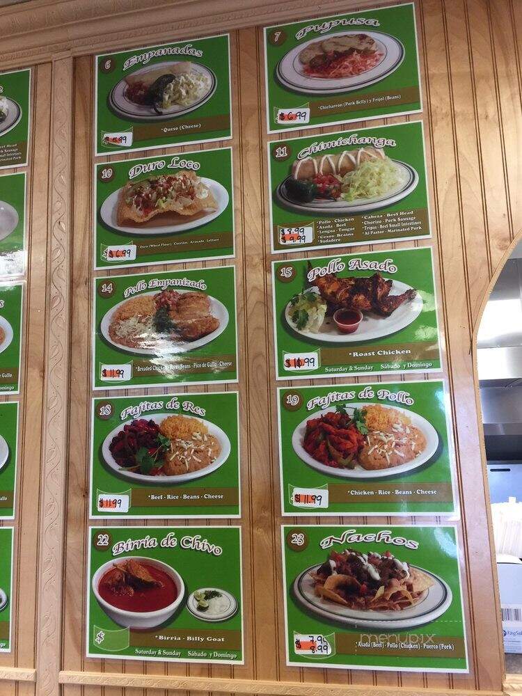 Los Compadres Carniceria - Albany, OR menu_pic