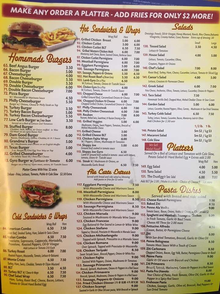 Fire House Corner Deli Grocery - Bronx, NY menu_pic