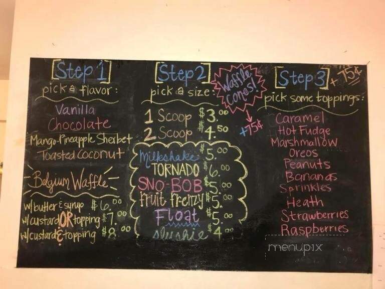 Annie's Frozen Custard - Nauvoo, IL menu_pic