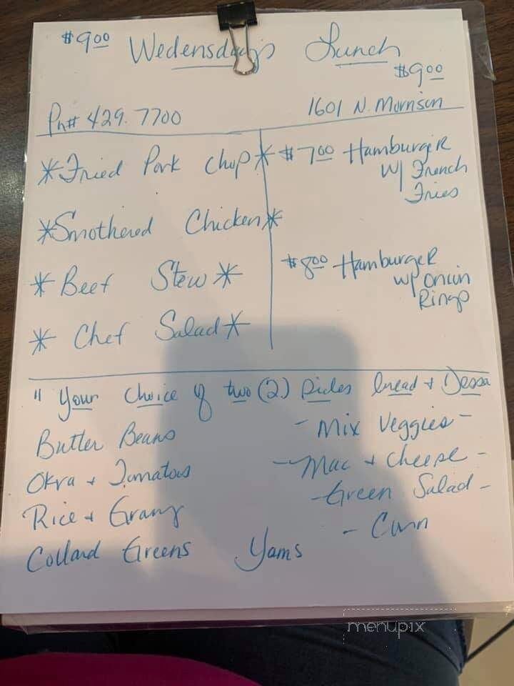 Annette's Country Cookin - Hammond, LA menu_pic