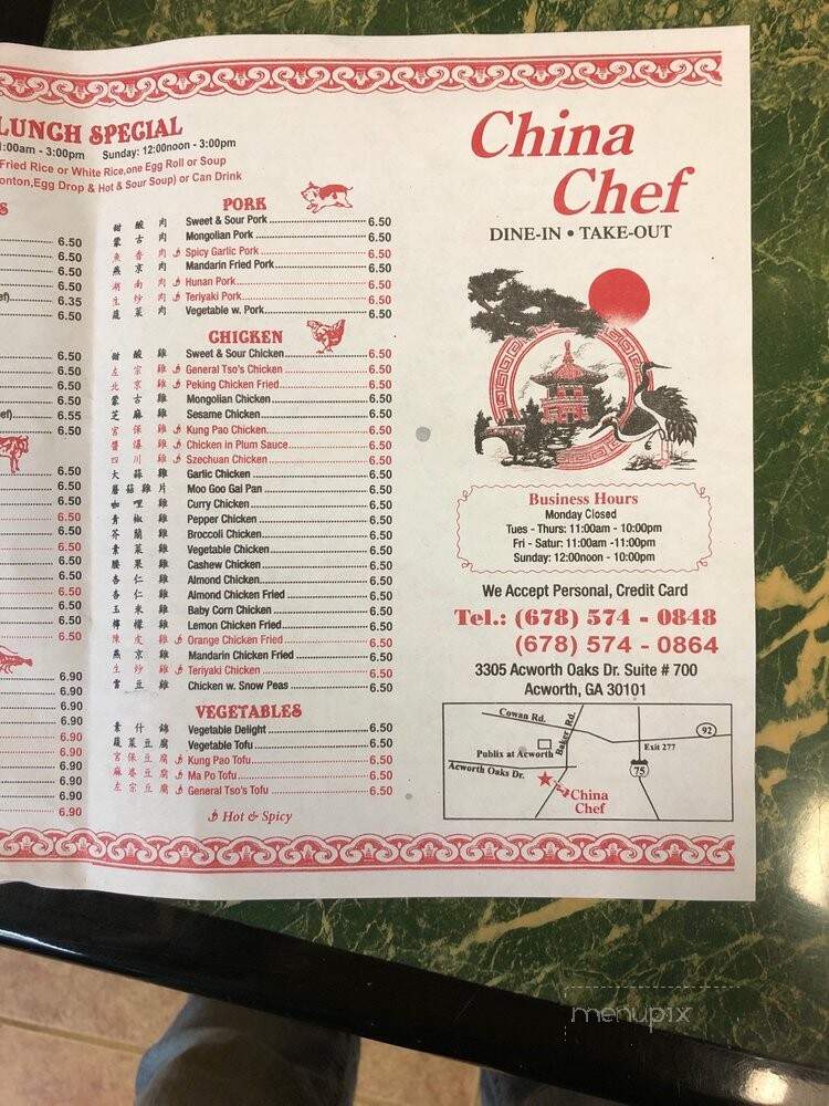 China Chef - Acworth, GA