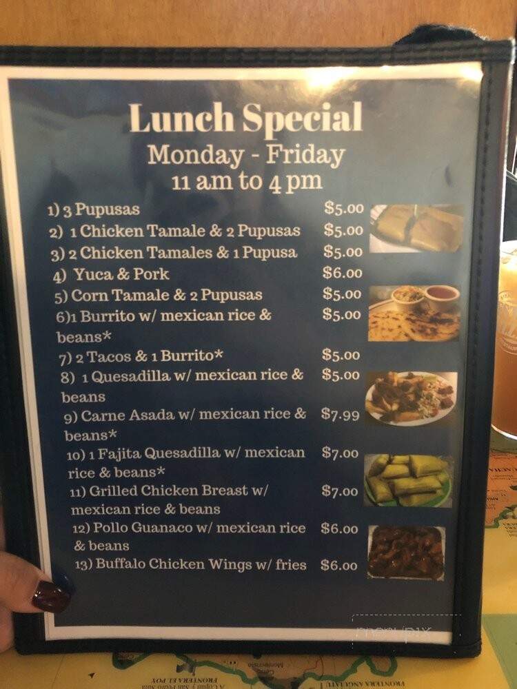 Pupuseria El Guanaco - Gainesville, GA menu_pic