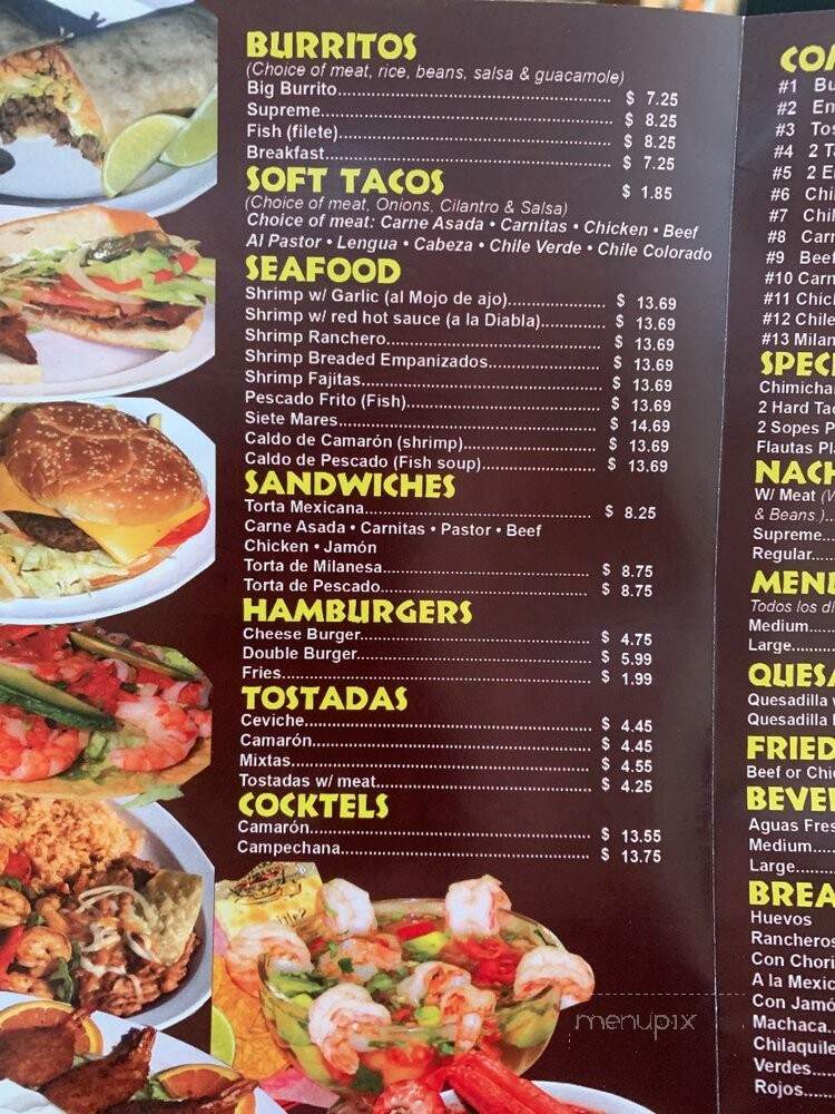 Beto's Restaurant - Linden, CA menu_pic
