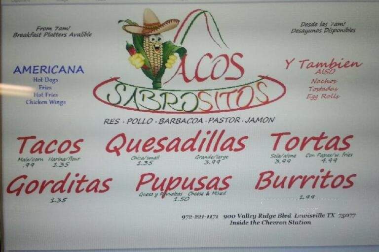 Tacos Sabrositos - Lewisville, TX