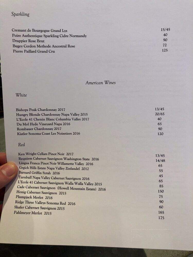 Chez Benoit Bistro - Highland Park, IL menu_pic