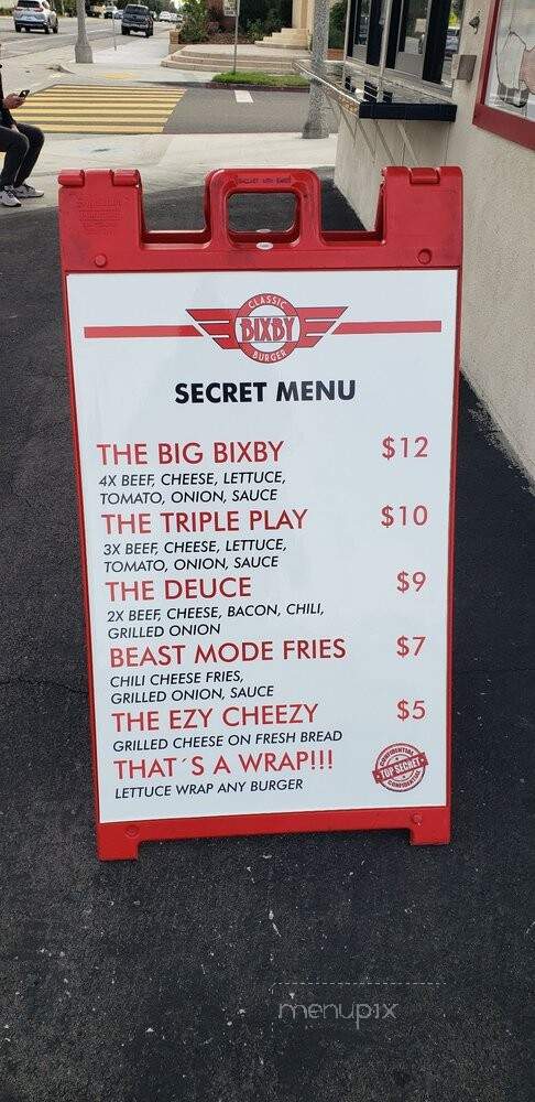 Bixby Classic Burger - Long Beach, CA menu_pic