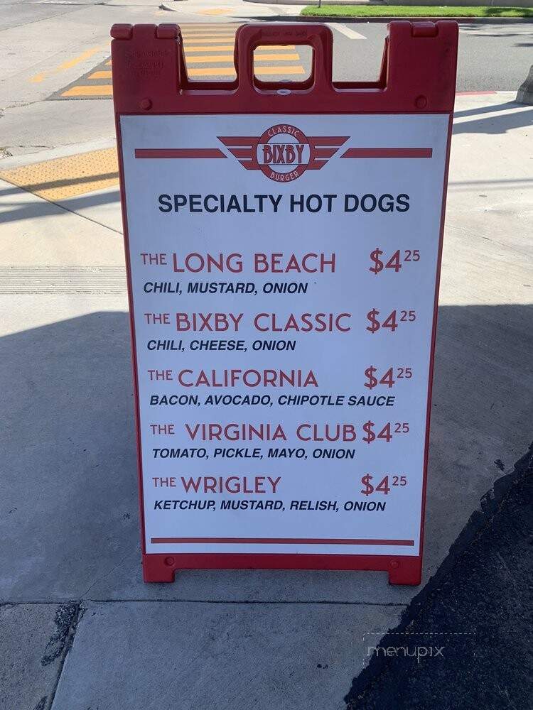 Bixby Classic Burger - Long Beach, CA menu_pic