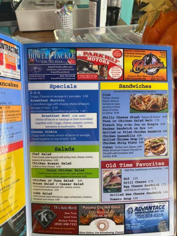 Waffle Shop - Panama City, FL menu_pic