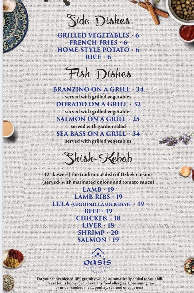 Chaihana - Sunny Isles Beach, FL menu_pic