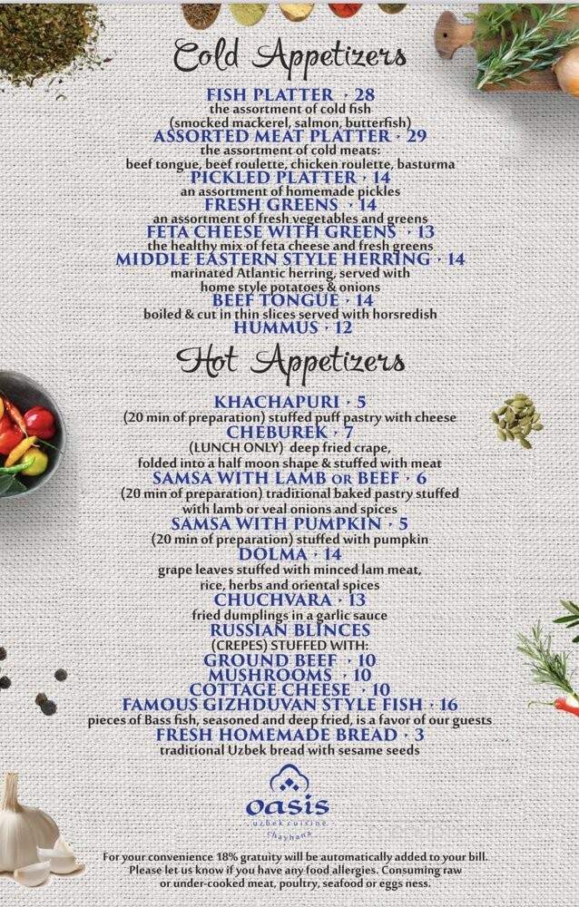 Chaihana - Sunny Isles Beach, FL menu_pic