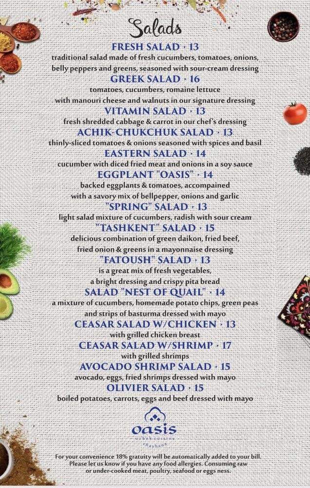 Chaihana - Sunny Isles Beach, FL menu_pic