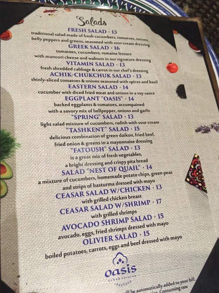 Chaihana - Sunny Isles Beach, FL menu_pic