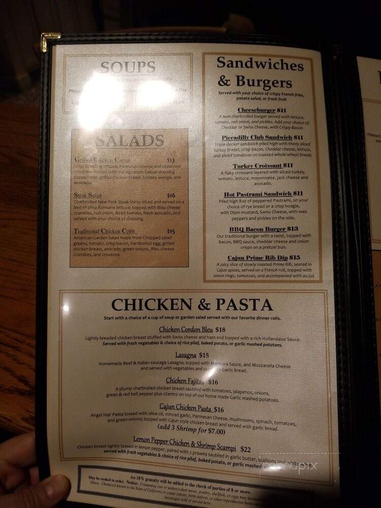 Steak & Anchor - Fresno, CA menu_pic