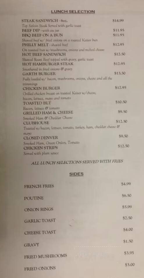 Garth's Restaurant & Lounge - Brooks, AB menu_pic