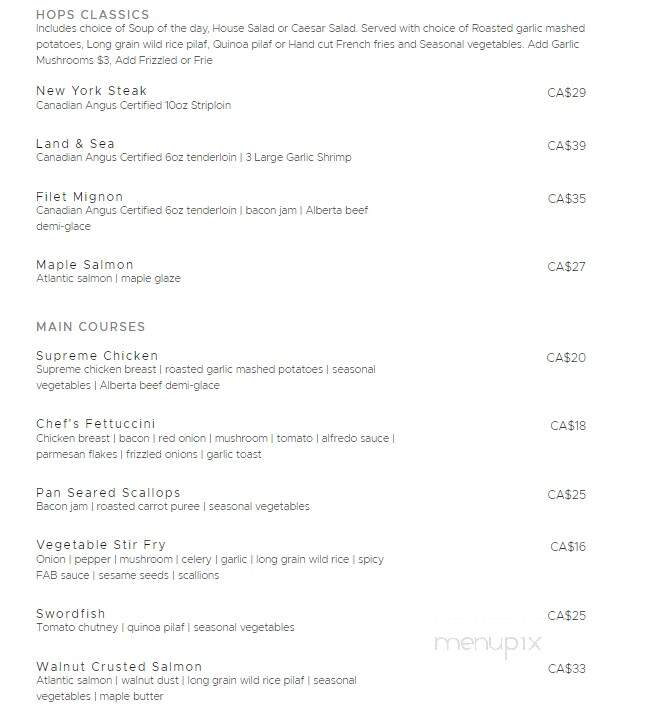 Peppermills Grill & Bakery - Cornwall, ON menu_pic