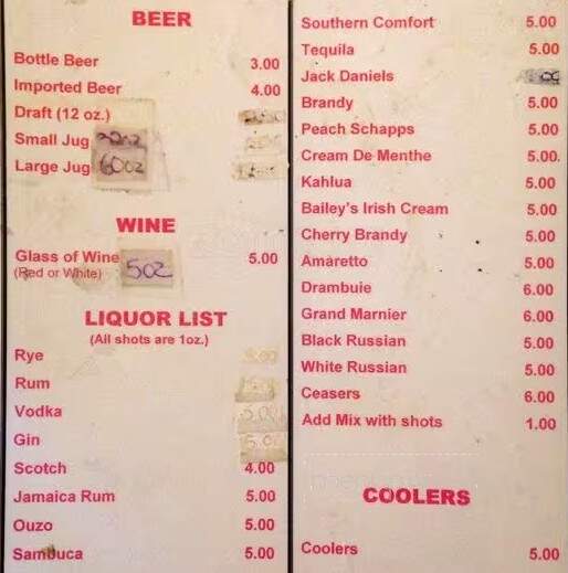 Landmark Restaurant & Tavern - Toronto, ON menu_pic