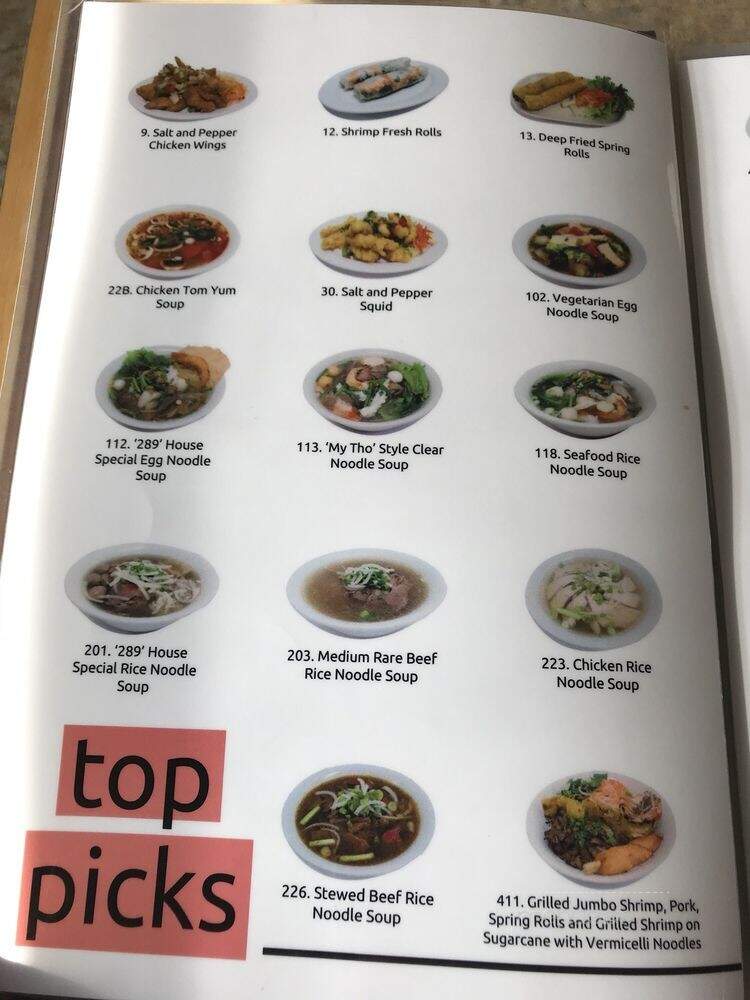Mi Pho # 1 Restaurant - Mississauga, ON menu_pic