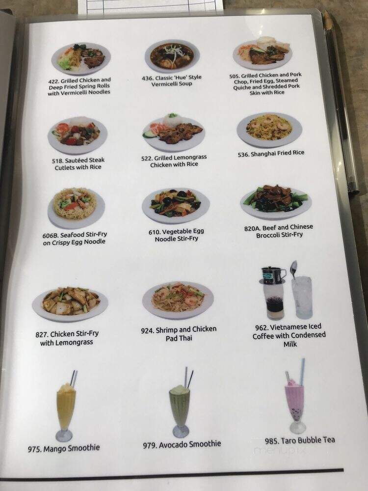 Mi Pho # 1 Restaurant - Mississauga, ON menu_pic