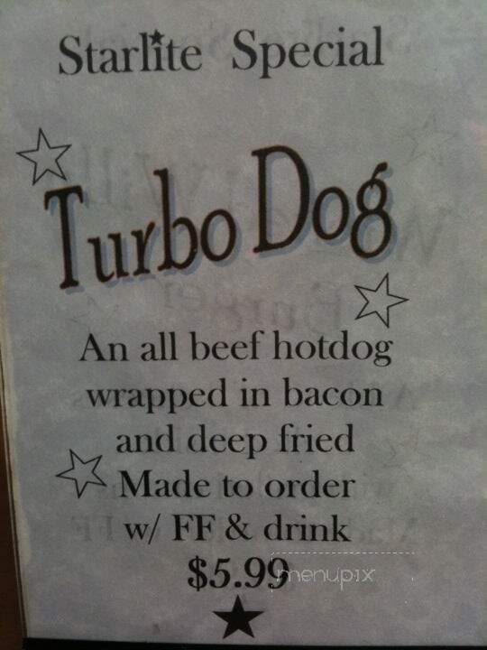Starlite Cafe - Taylorsville, NC menu_pic