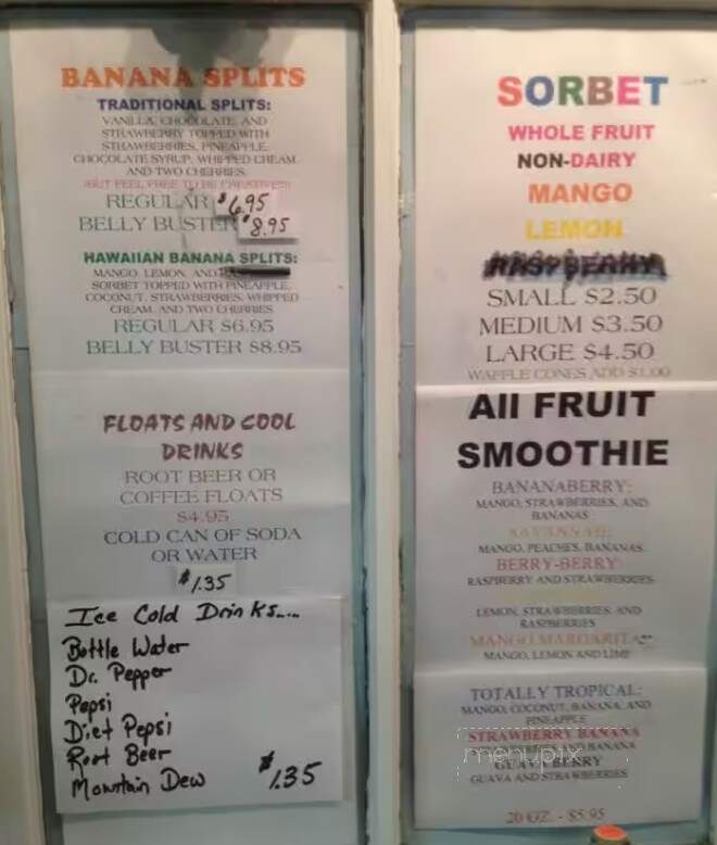 Uncle Eddy's - Buxton, NC menu_pic