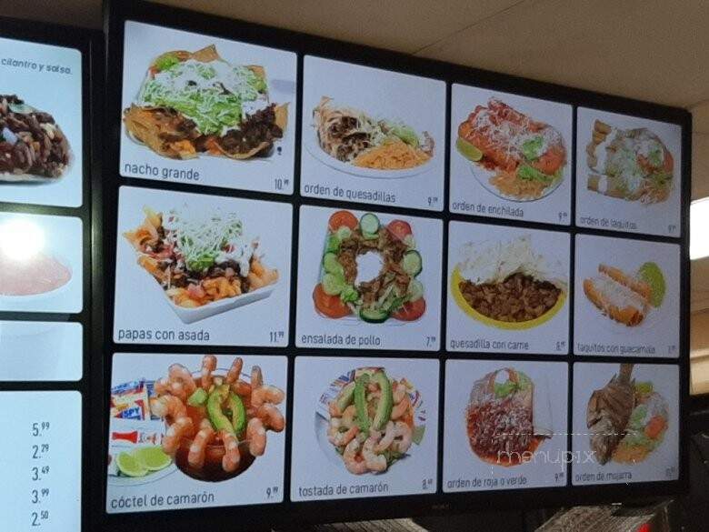 Taqueria Tapatia - Santa Ana, CA menu_pic