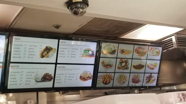 Taqueria Tapatia - Santa Ana, CA menu_pic