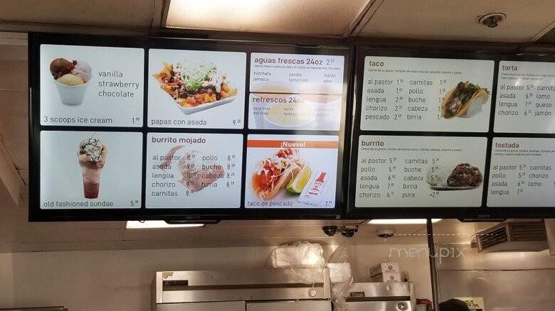 Taqueria Tapatia - Santa Ana, CA menu_pic