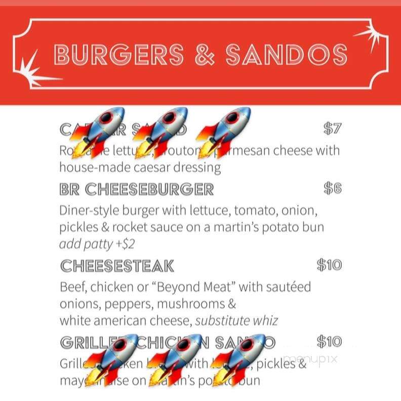 Bottle Rocket - San Diego, CA menu_pic