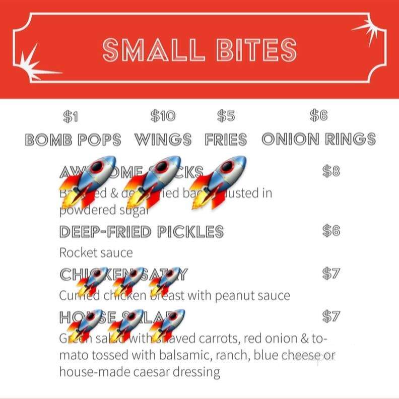 Bottle Rocket - San Diego, CA menu_pic