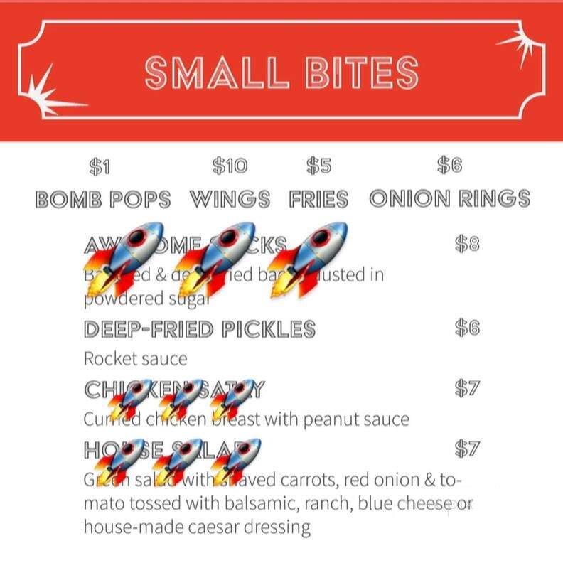 Bottle Rocket - San Diego, CA menu_pic
