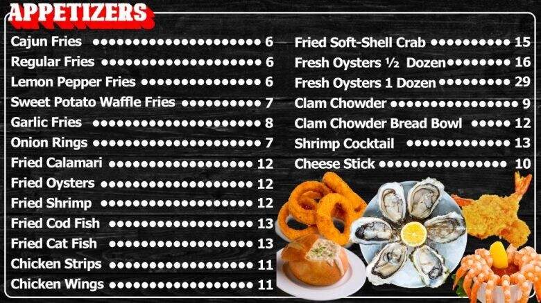 Honey Crab - Riverside, CA menu_pic