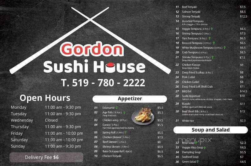 Gordon Sushi House - Guelph, ON