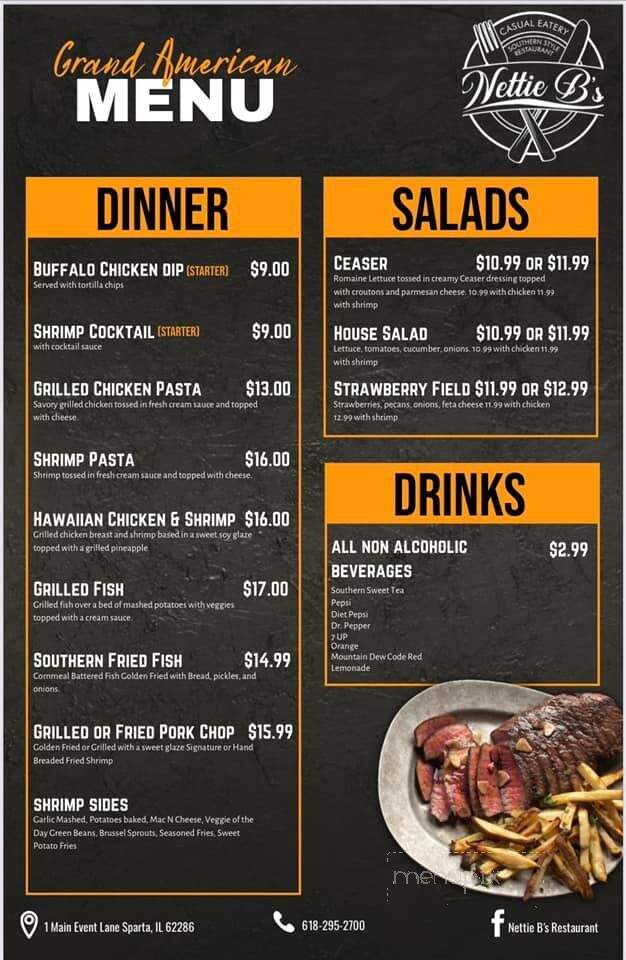 Nettie B's - Belleville, IL menu_pic