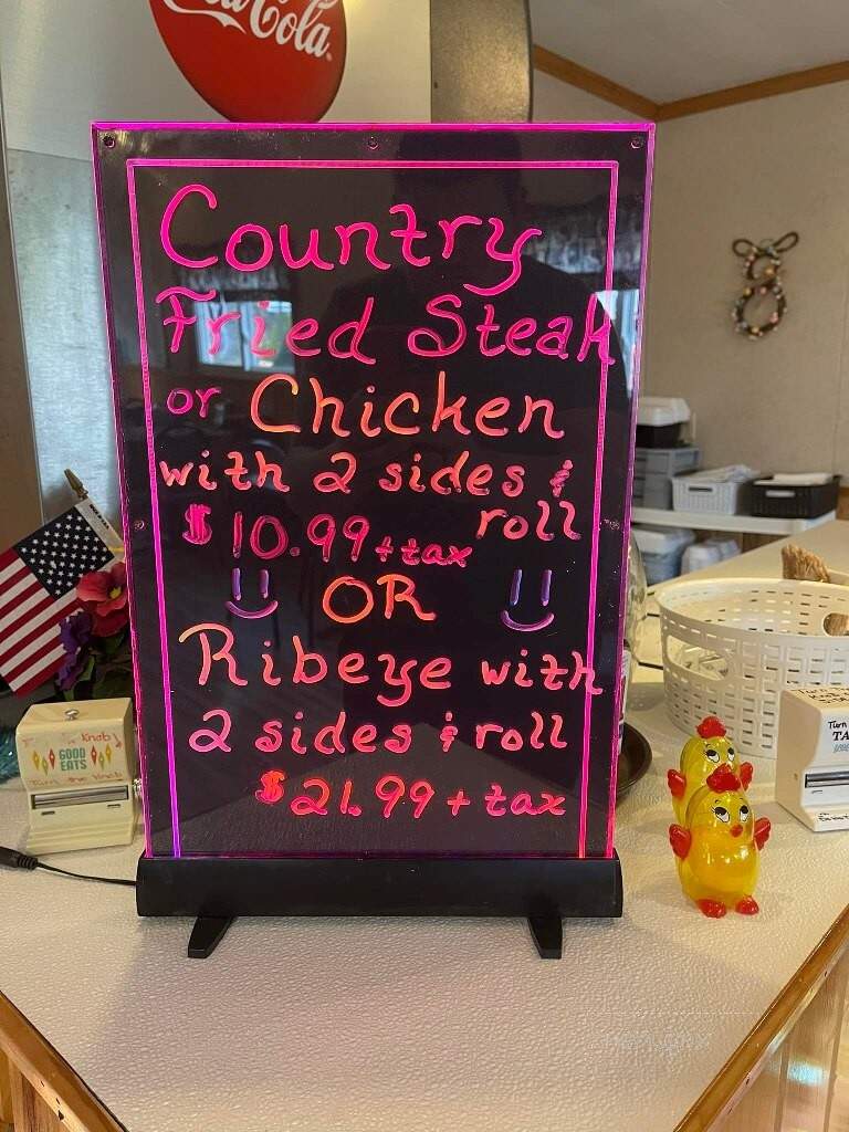 Bears Den - Arbovale, WV menu_pic