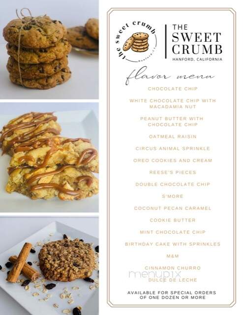 The Sweet Crumb - Hanford, CA menu_pic