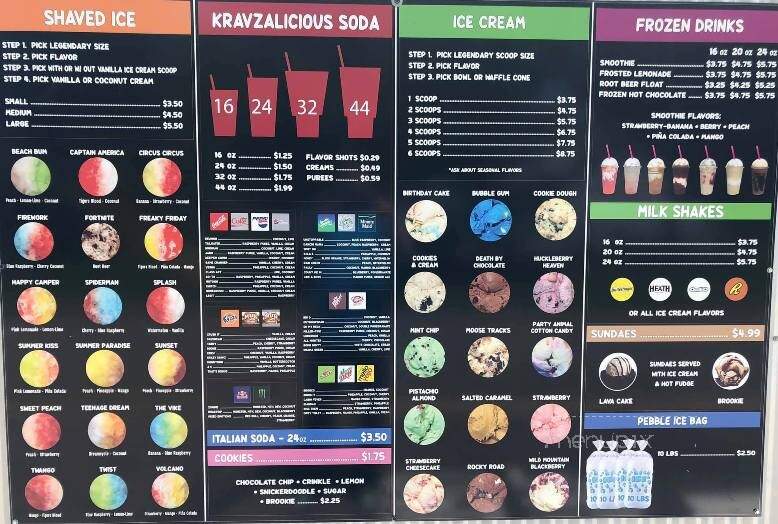 Kravz - Middleton, ID menu_pic