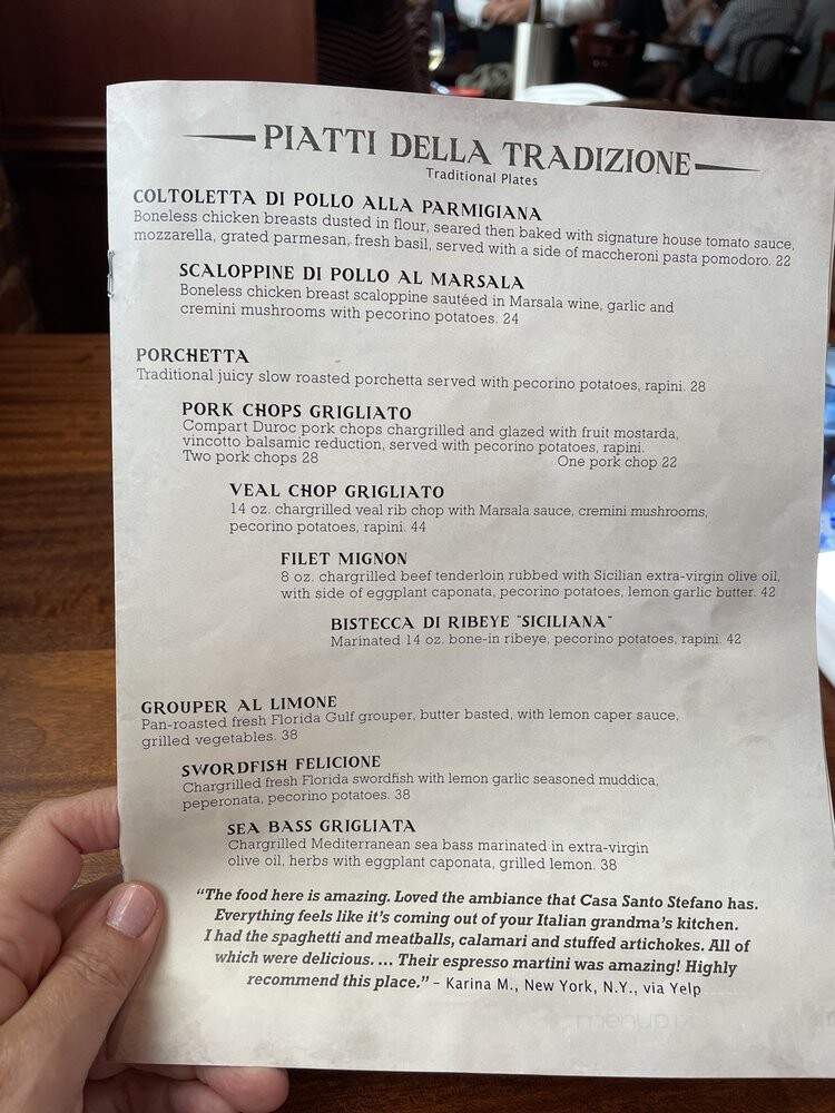 Stefano - Tampa, FL menu_pic