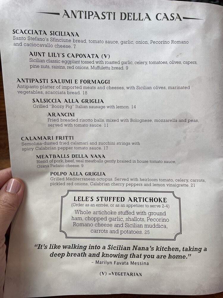 Stefano - Tampa, FL menu_pic