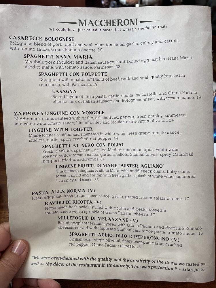 Stefano - Tampa, FL menu_pic