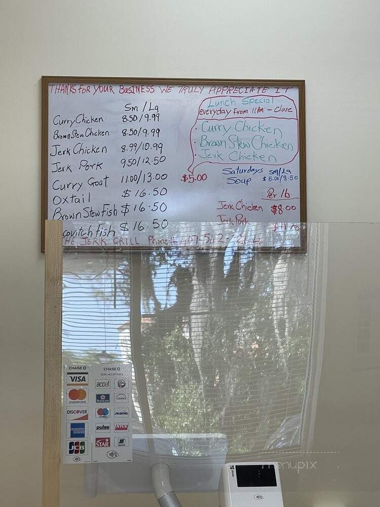 The Jerk Grill - Oviedo, FL menu_pic
