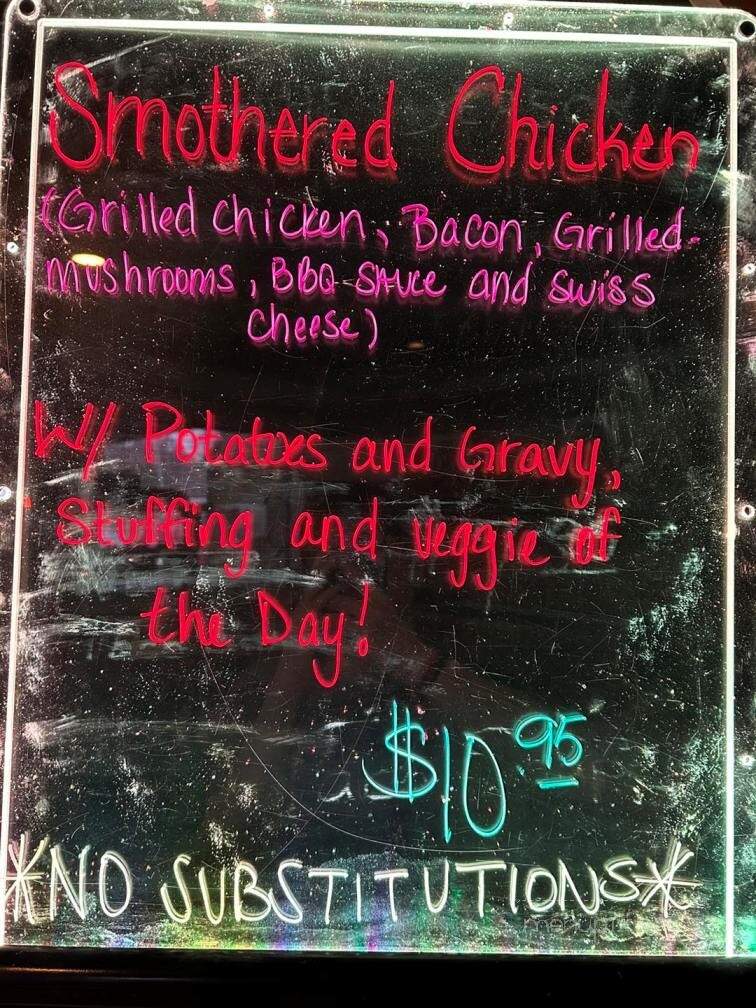 Kathy's Mason Jar Family Diner - Cleveland, OK menu_pic